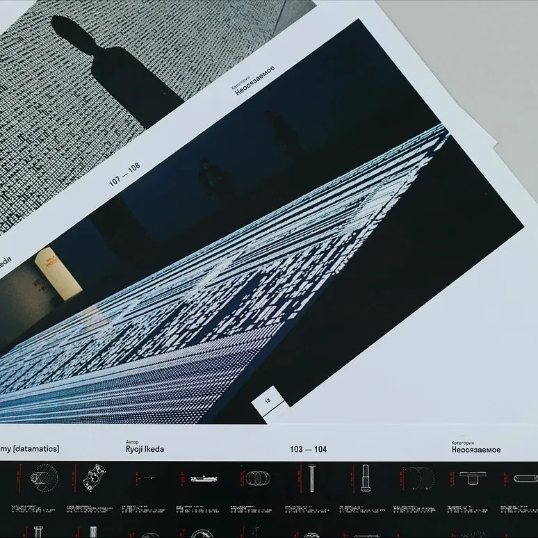 Spreads on Ryoji Ikeda