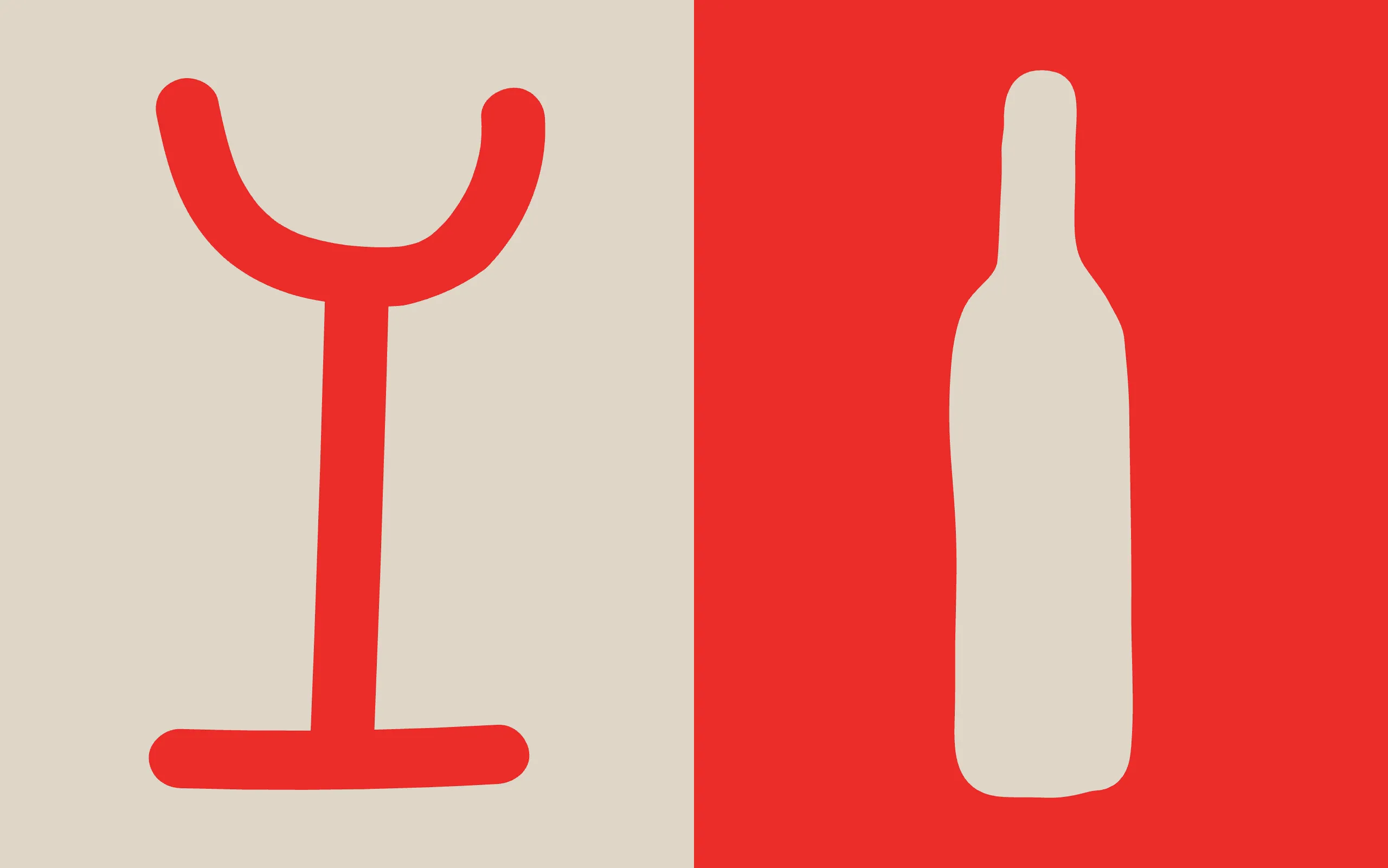 The glass and the bottle from the ONEderWINE flyers